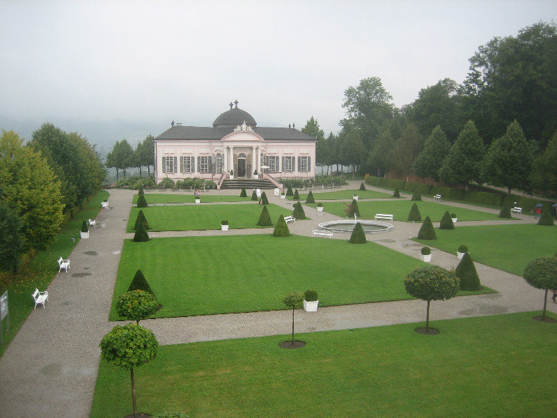 View to Melk Abbey Garden and Pavilion
