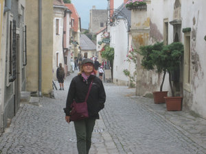 Walking the streets of Durnstein
