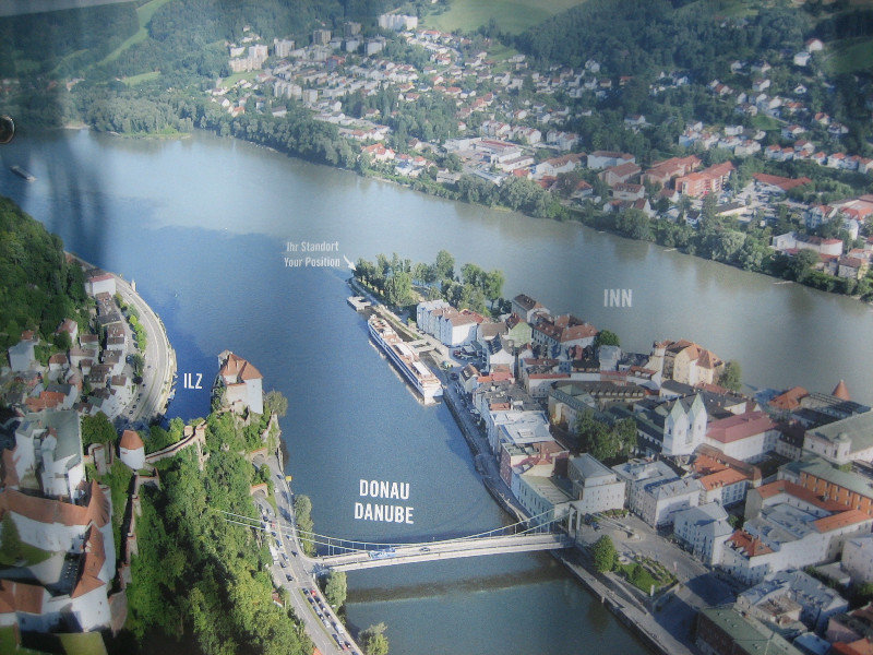Passau - where 3 rivers meet