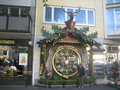 Giant cuckoo clock in front of souvenir shop