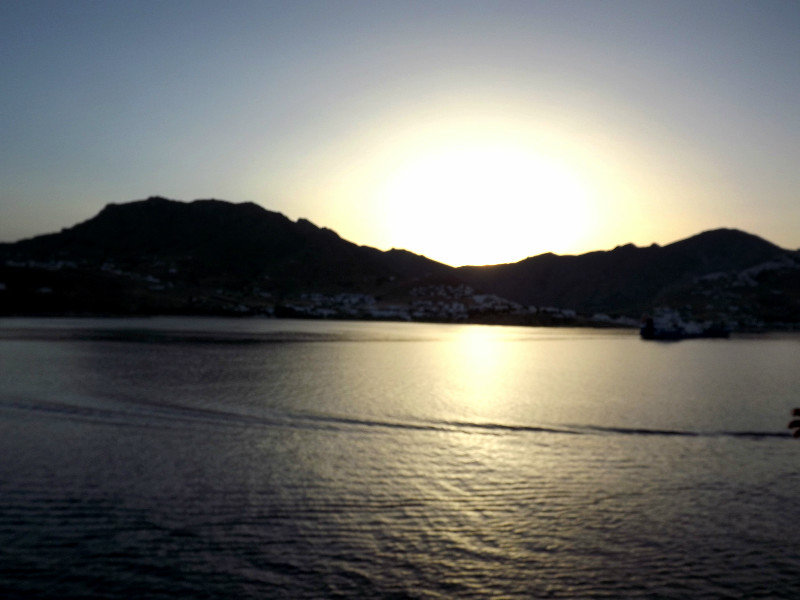 Arriving at Serifos