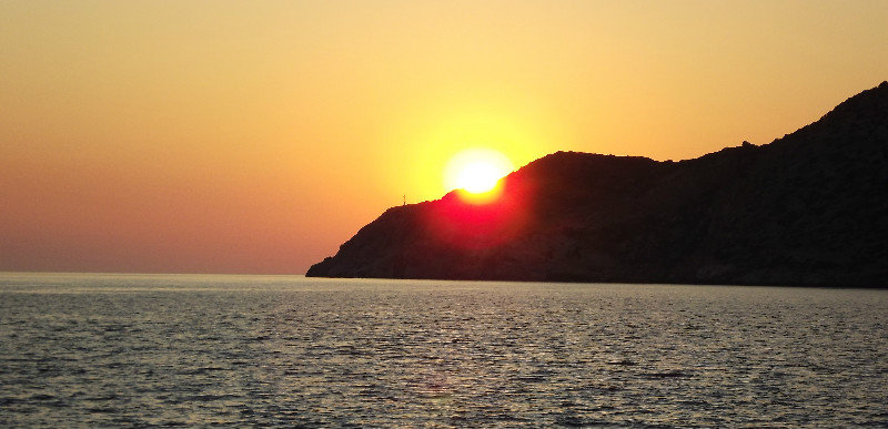Sunset at Kamares, Sifnos