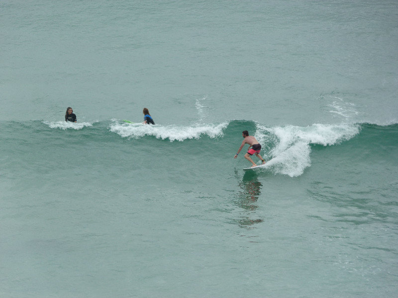 Surfing at Byron Bay