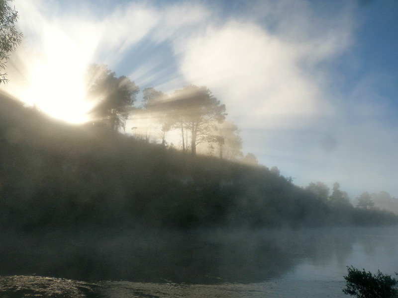 A misty morning in Taupo