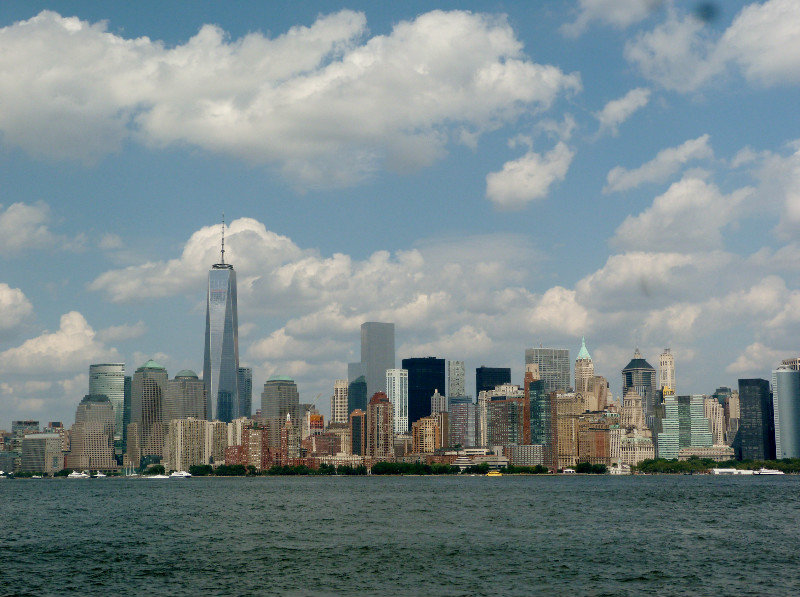 Manhattan from Liberty ferry