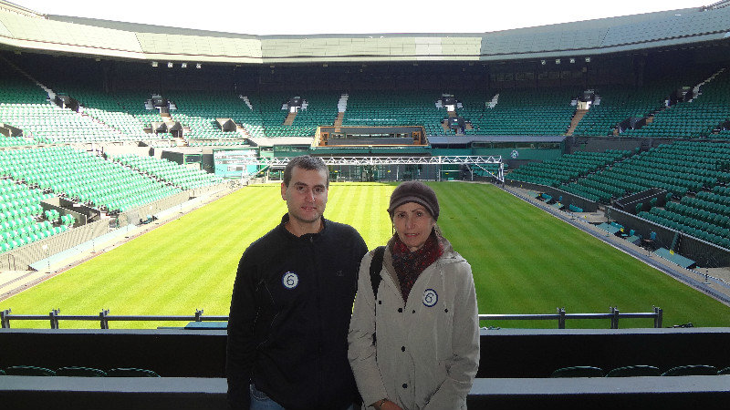 Mom and I at Centre Court