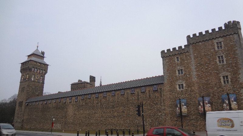 Cardiff Castle From the Outside