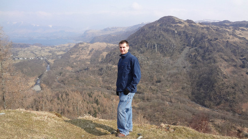 Me on top of Castle Crag 