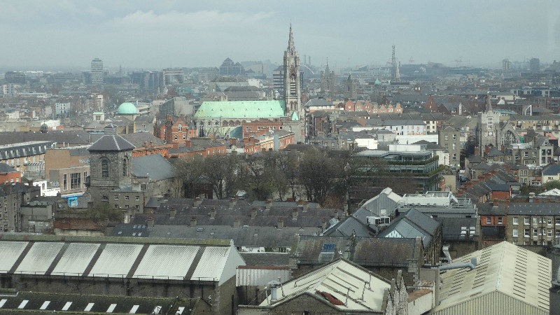 Dublin from atop the Guinness Bar