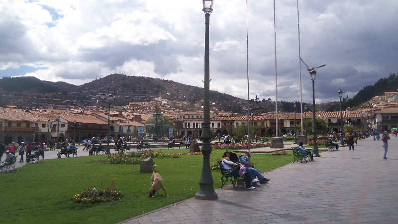 Plaza del Armas in CEntral Cuzco