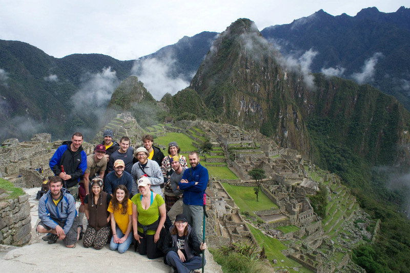 Inca Trail Group at Machu Picchu