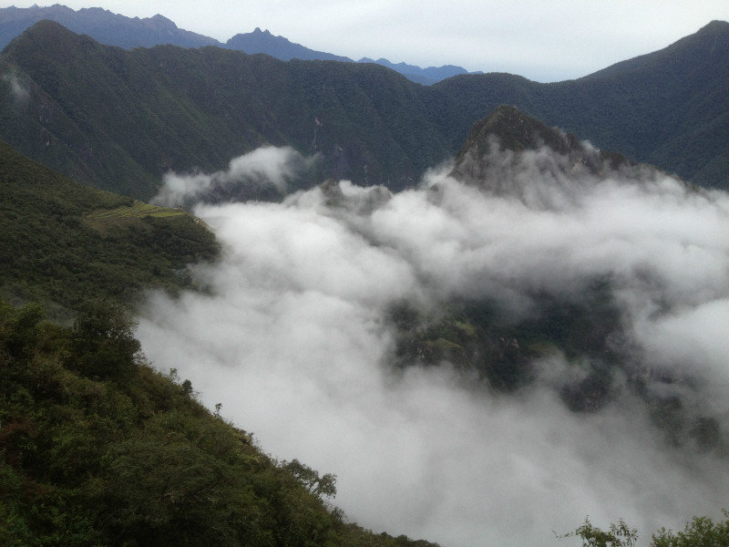 Fog Covering Machu Picchu