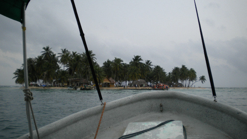 On the Boat out to the San Blas Islands