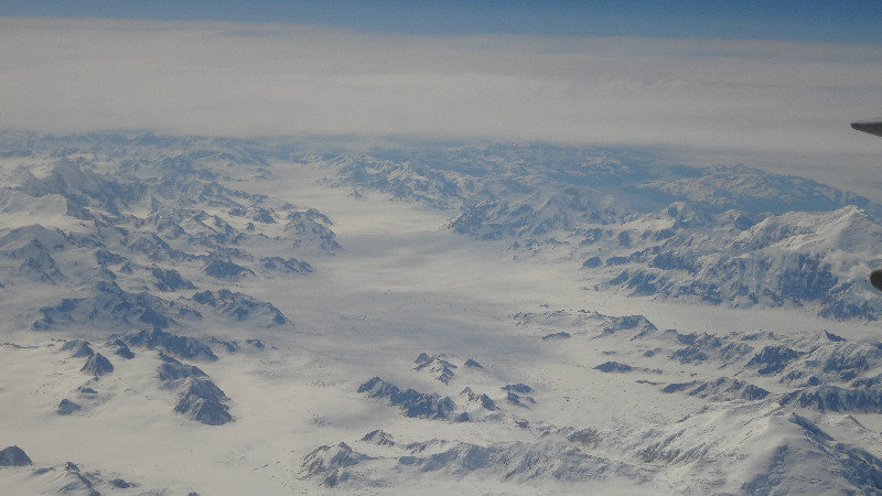 Glaciers From the Plane