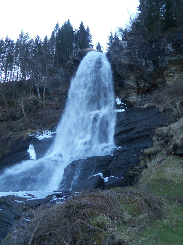 Waterfall in the Fjords