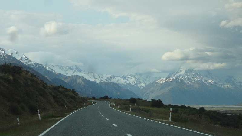 Heading to Mt. Cook