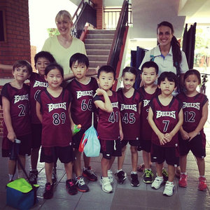 One of my Grade 1 and 2 Basketball Teams 