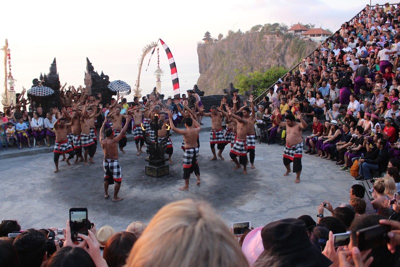 Uluwatu Temple at Sunset . Kecak Dance | Photo