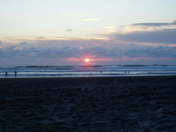 Sunset at Baylys beach