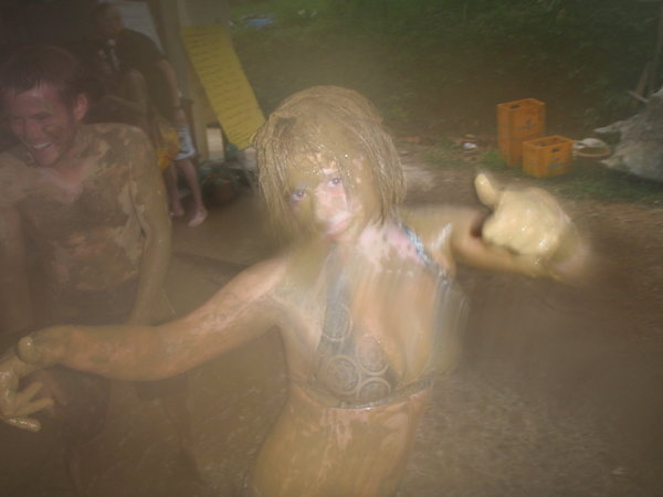 Janet after the mud fight