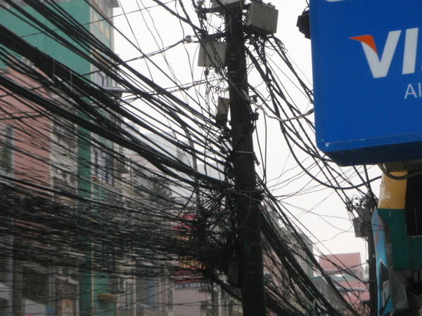 The power lines of Saigon