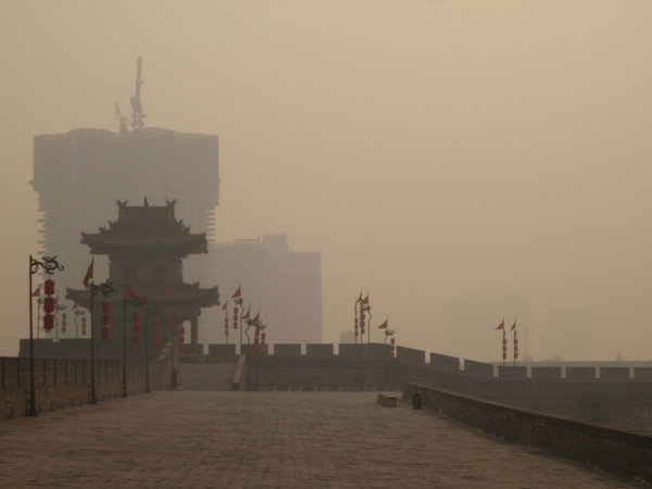the haze of Xian