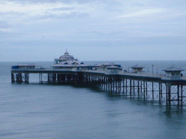 huge pier in Wales