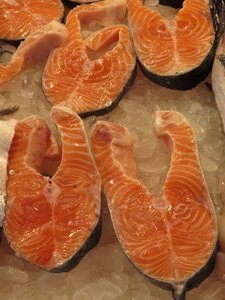 Salmon at our local market