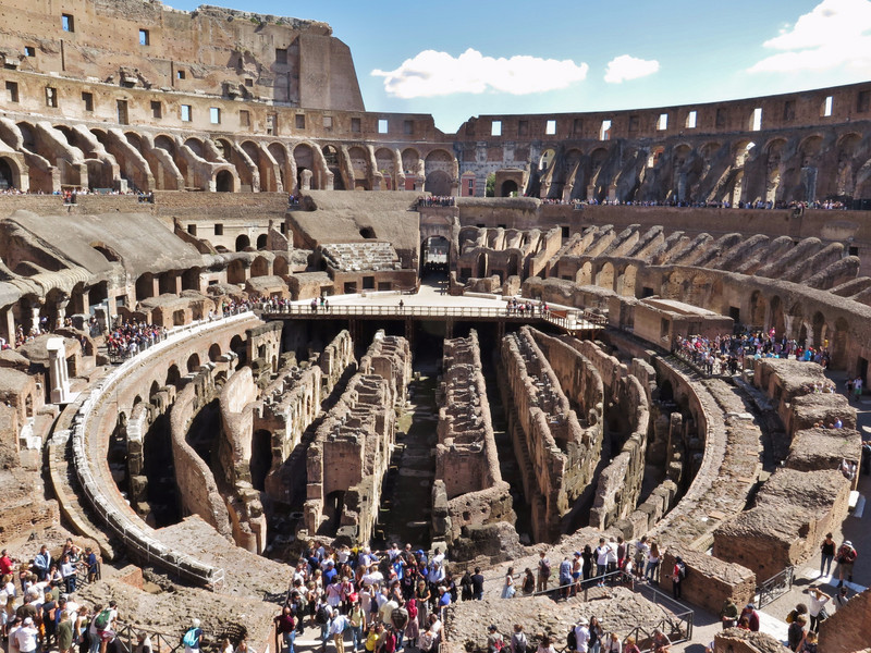 Roman Colosseum interior