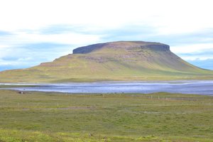 View from beside Kirkjufellsfoss falls