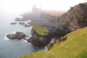 Coastline by Hellnar, on the Snaefellsnes peninsula