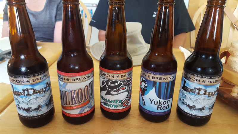 A selection of Yukon Brewing beers