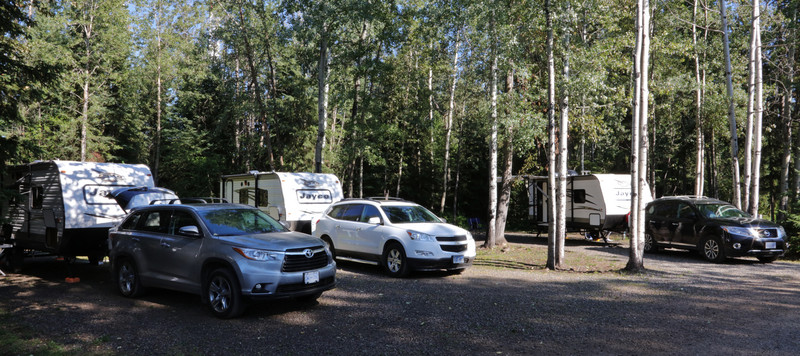 Camping at Triple-G campground