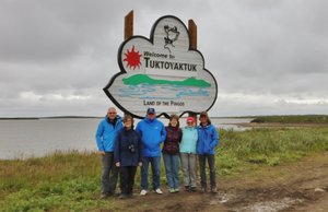 Our arrival in Tuktoyaktuk