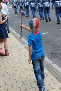 Parade spectator