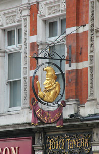 The Punch Tavern on Fleet Street