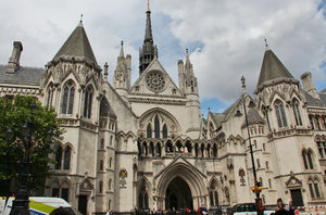 Royal Courts of Justice on Fleet Street