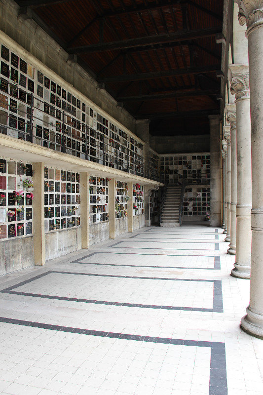 Crypts at the crematorium