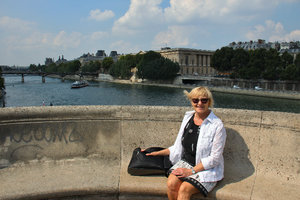 Chris at the Seine