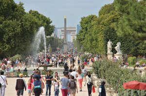 View from Jardin des Tuileries....