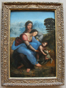 Leonardo da Vinci, "The virgin and Child with St. Anne (1510)