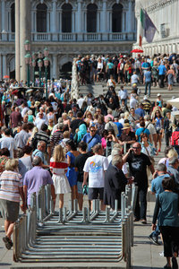 Tourists near Piazzo San Marco