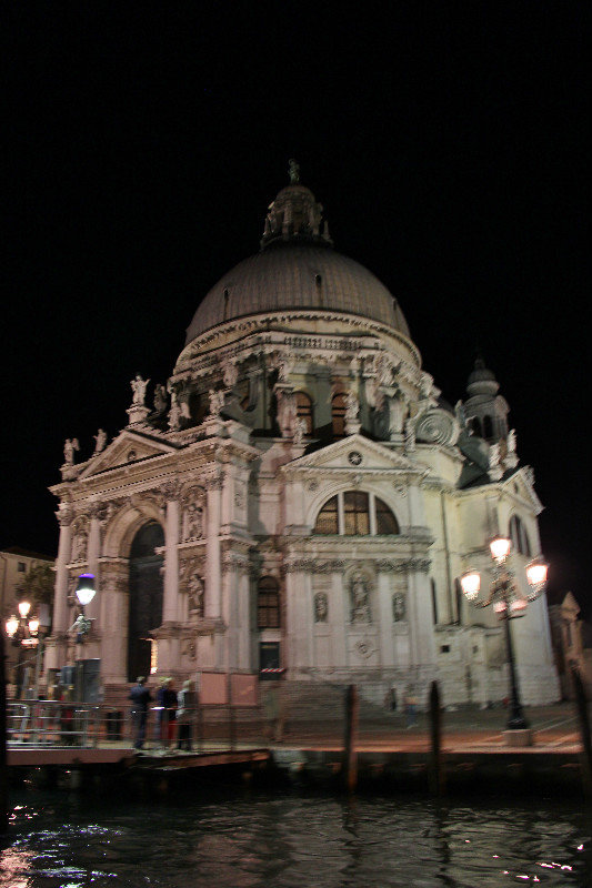 Venice at night, Santa Maria della Salute