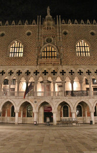 Venice at night, Palazzo Ducale