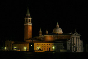 Venice at night, San Giorgio Maggiore