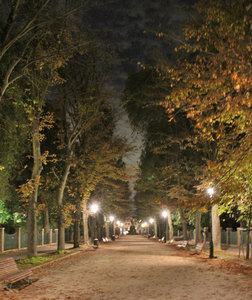 Venice at night, Viale Giuseppe Garibaldi