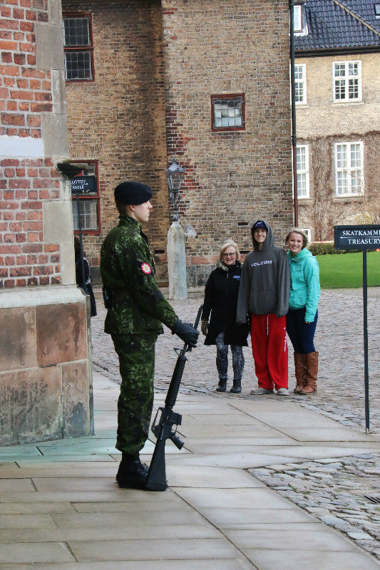 Rosenborg Castle guard.