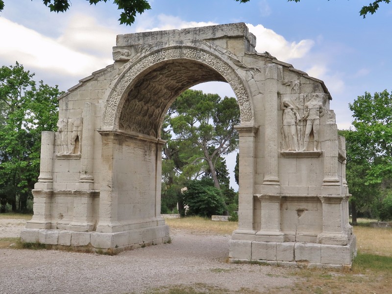 The entrance arch at Glanum