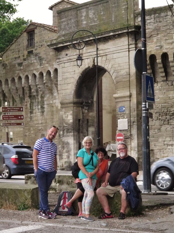 Cedric, Chris, Sylvia and Dave in Avignon