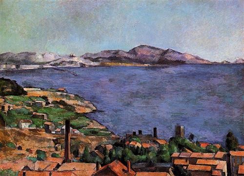 Paul Cezanne "The gulf of Marseille seen from l'Estaque."